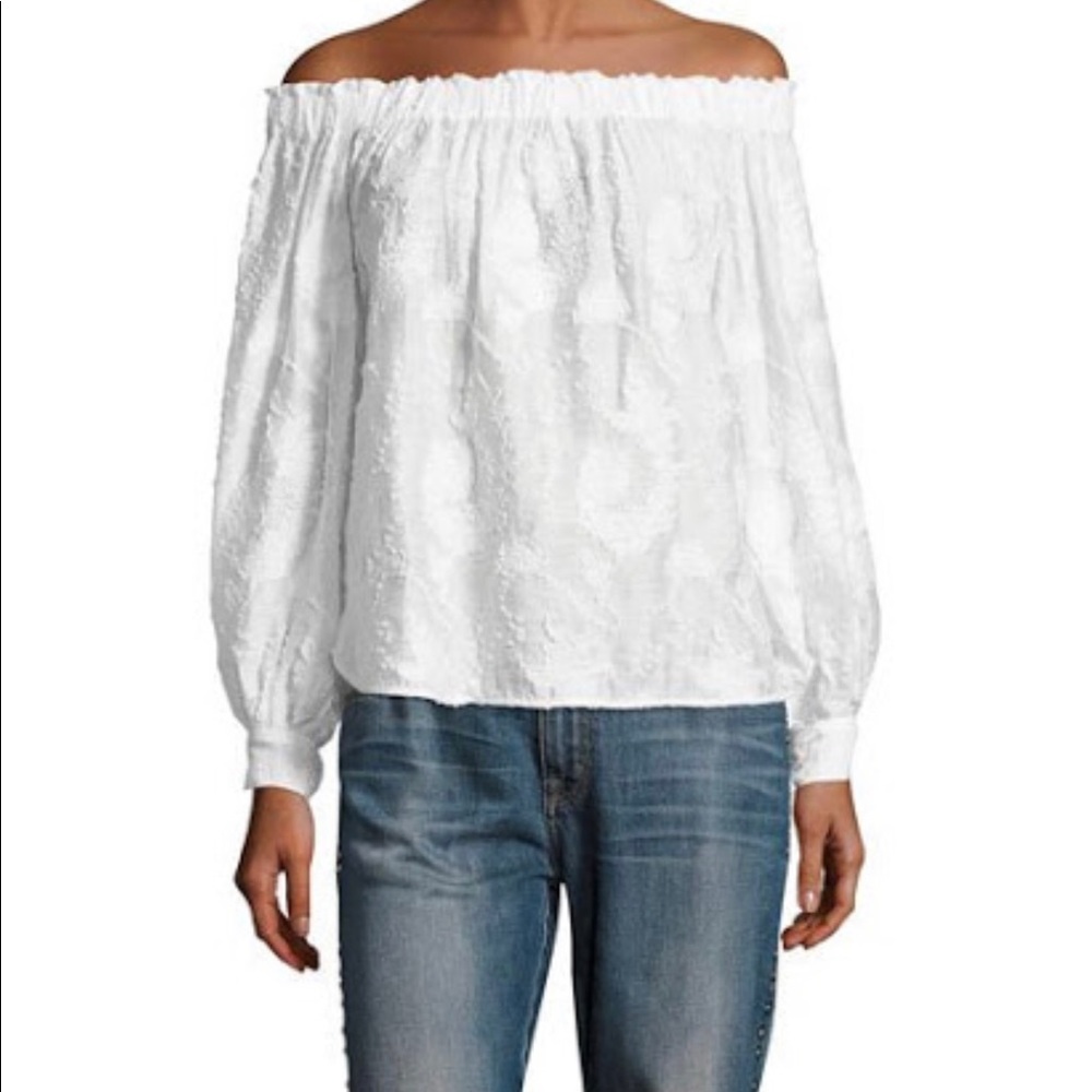 Elizabeth & James Geneva Off-the-shoulder Top